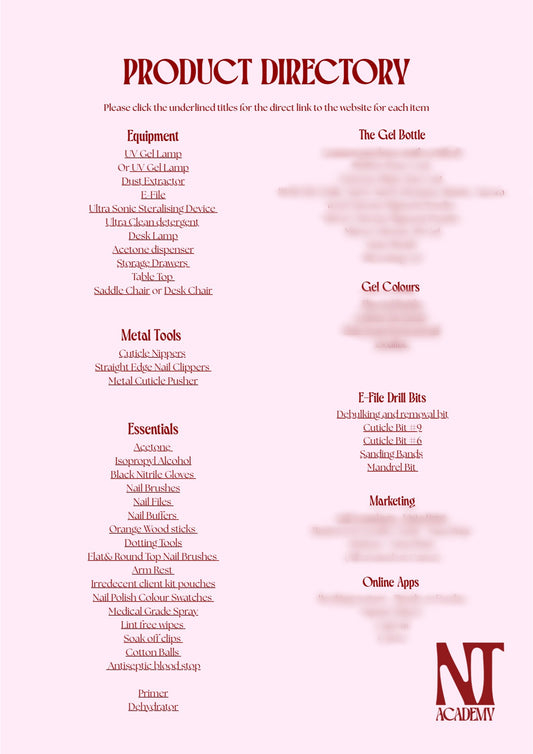 Exclusive Product Directory